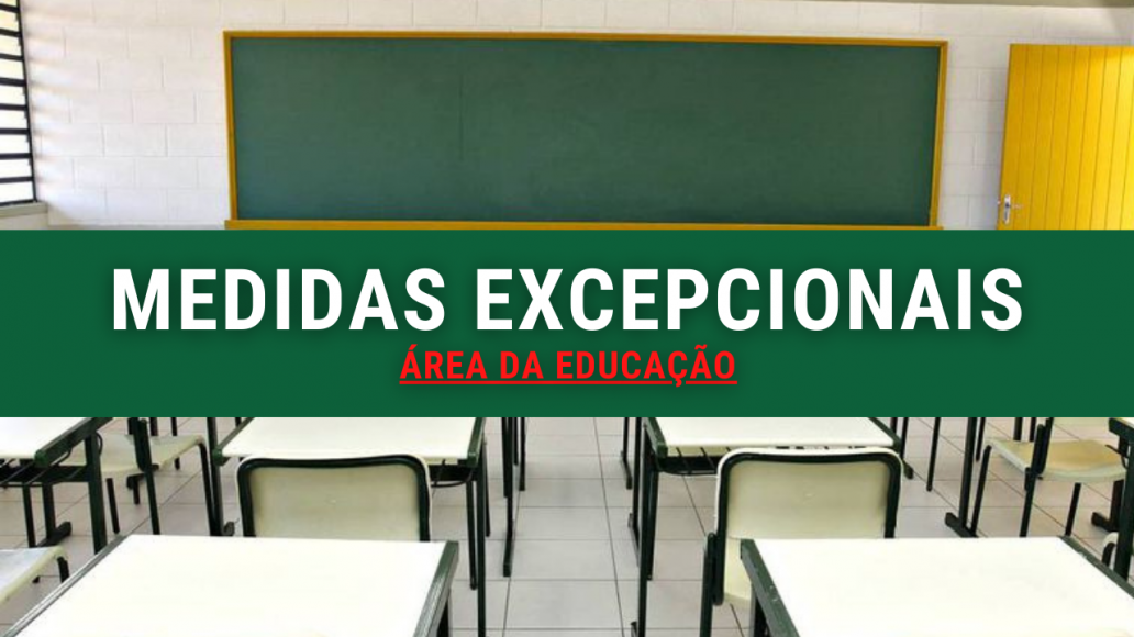 Medidas excepcionais - educação